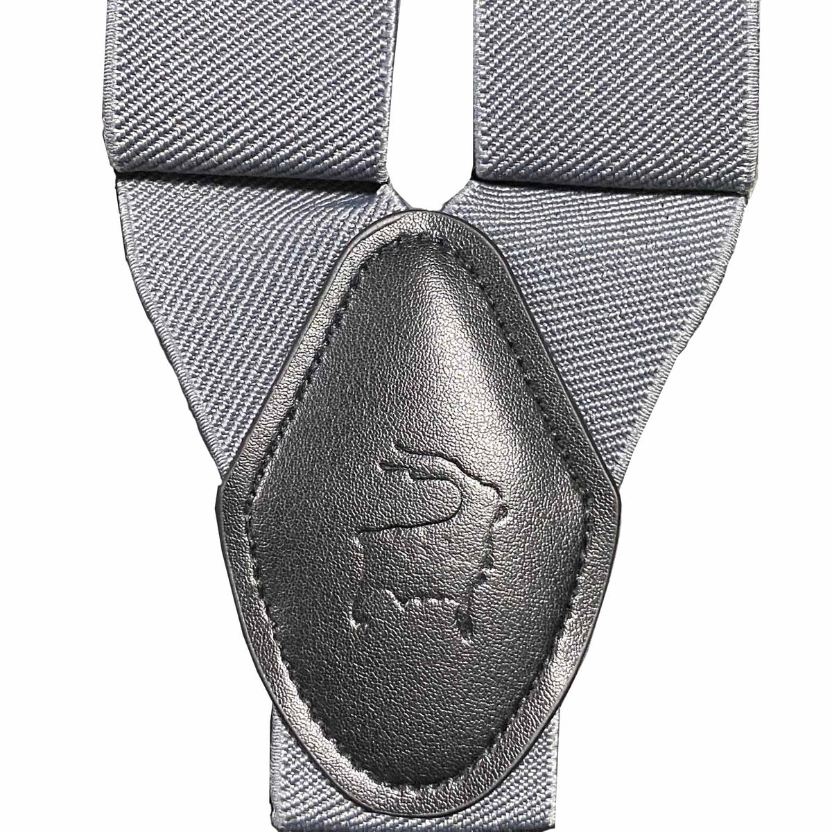Orobianco L‚Äôunique Solid stripe Grey Suspender