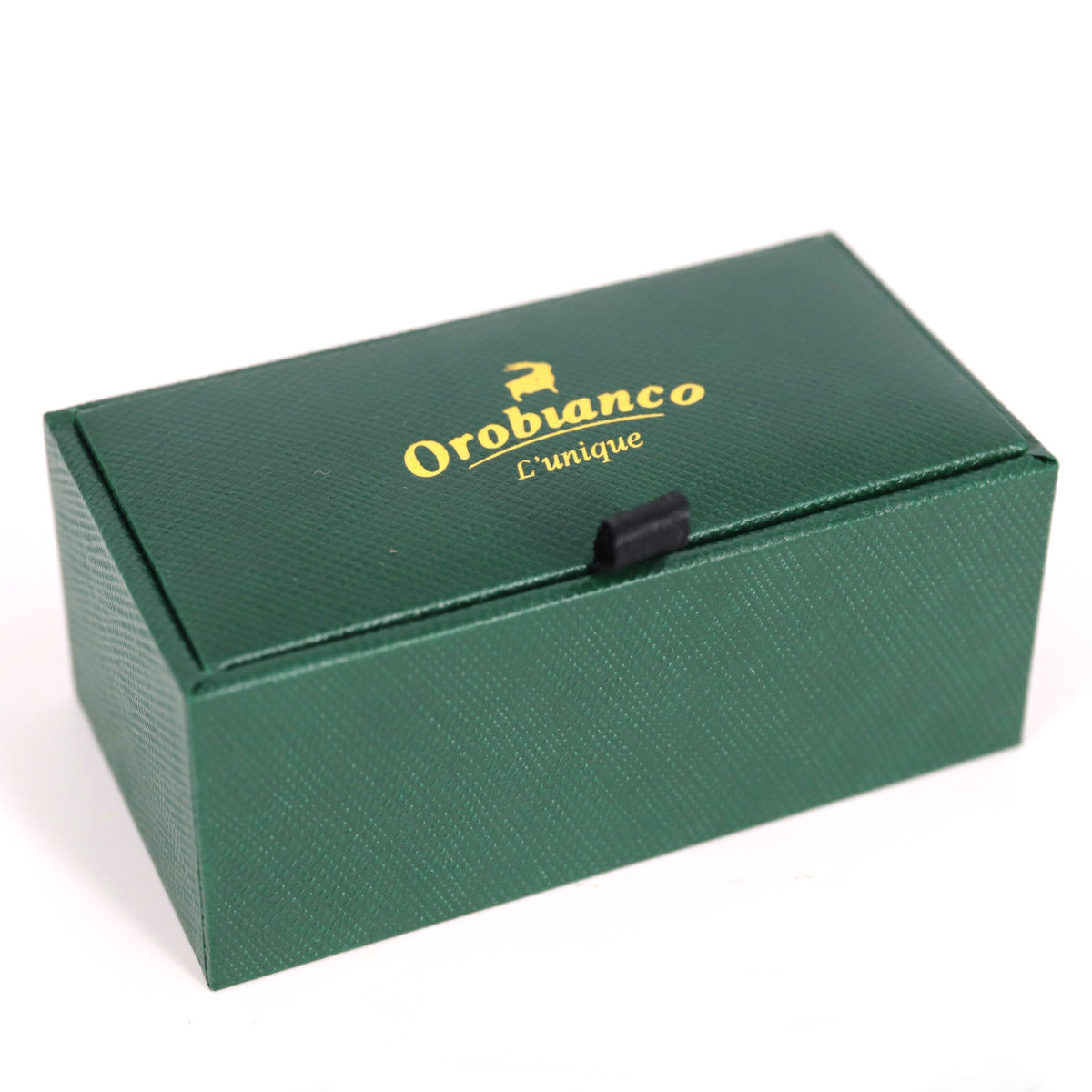 Silver Rectangle curve Cufflinks - Orobianco L'unique