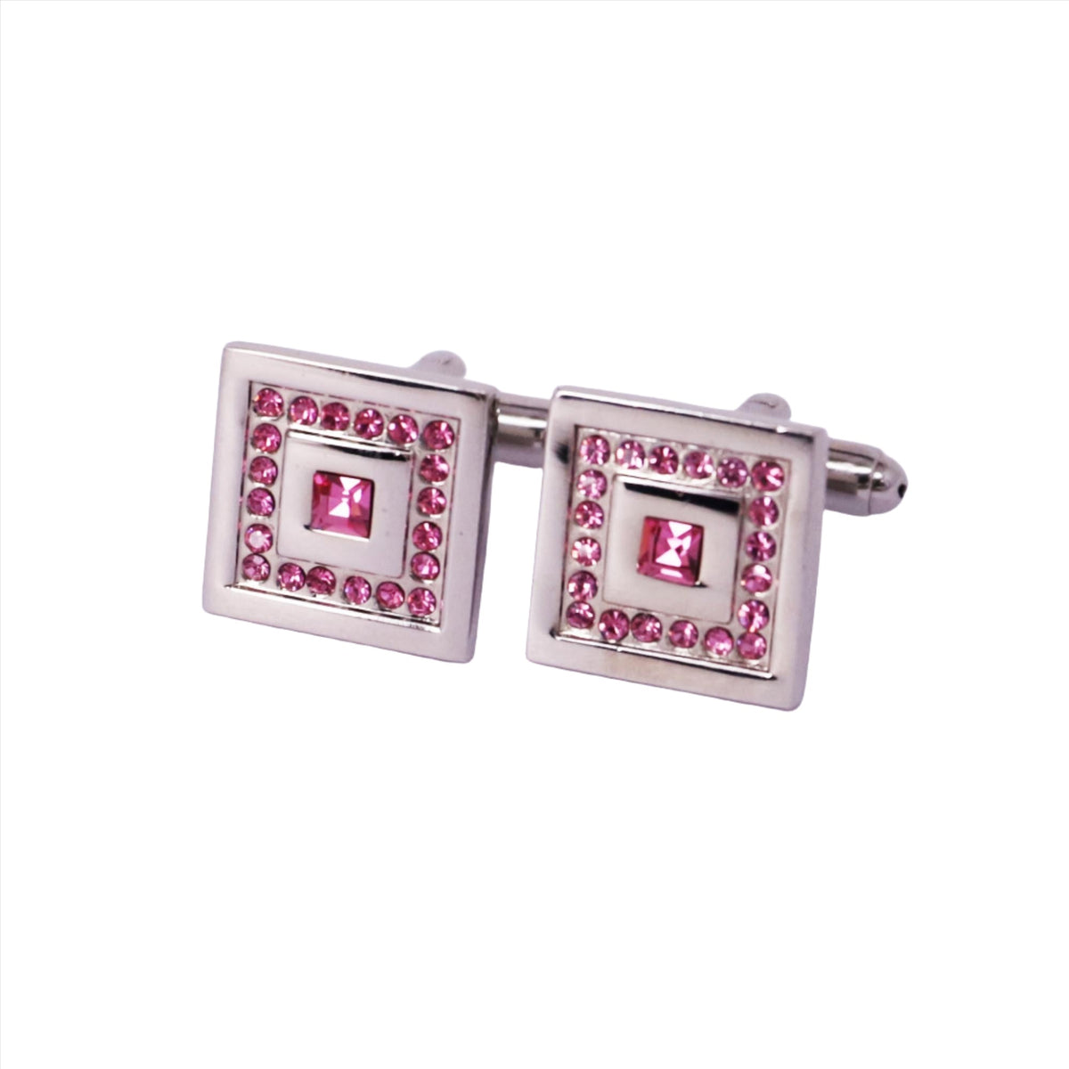 Square Crystal Cufflinks