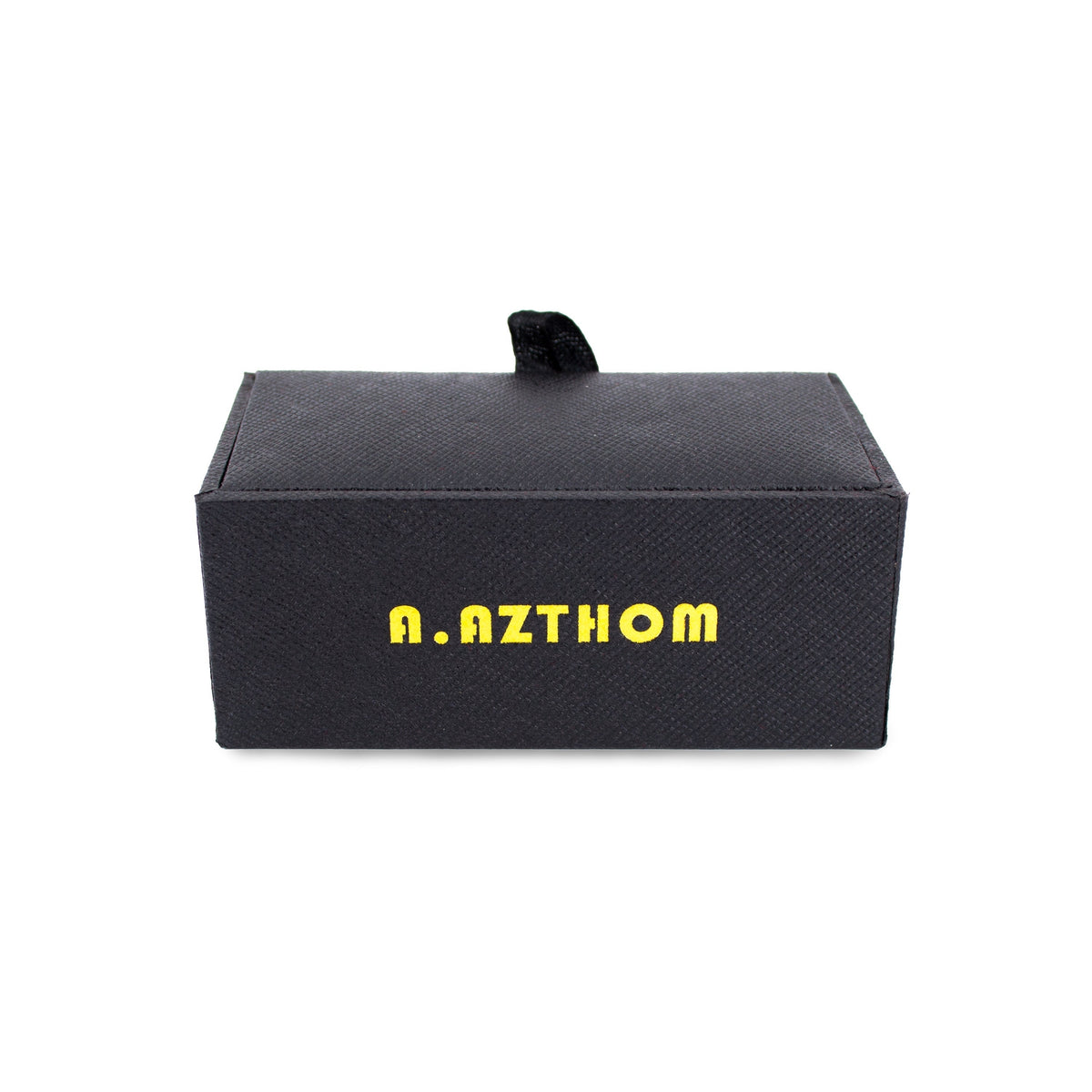 Classic Round Black Button Cover Cufflinks-Cufflinks.com.sg