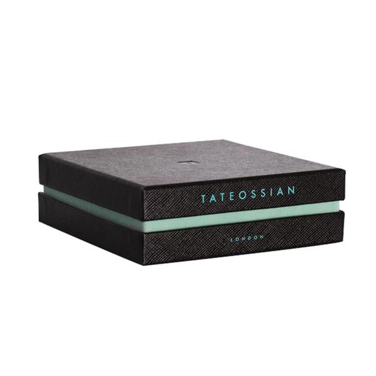 Impression Jasper Beaded Bracelet with Silver Spacer Discs-Bracelets-Tateossian-L-Cufflinks.com.sg